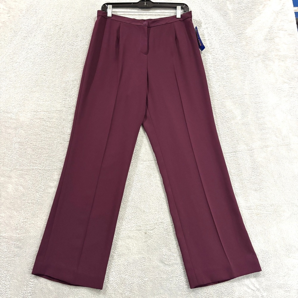 Pendleton Pants 10 Petite Womens High Rise Career‎ Straight Flat Front Preppy